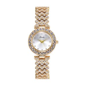 Binda Marke Neue Mode Damen Diamant Uhren Luxus Gold Uhr Frauen Kleid Armbanduhren Quarz Wasserdicht gute verkauf Ship281y