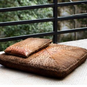 Pillow Zafu And Zabuton Square 60cm Asian Style Floor Tatami Mat Yoga Seat Deluxe Handmade Meditation Set