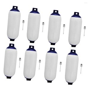 All Terrain Wheels 8Pcs Marine Boat Fender Premium PVC Bumper Buoy Dock Shield Protection Yacht Mudguard Accessories