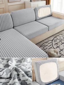 Stuhlhussen Sofa Sitzbezug Rückenlehne Schonbezüge Dicke einfarbige weiche Stretch elastische Möbelschutz für Wohnzimmer
