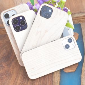 High Quality Newest Creative Smartphone Wood Case Cellphone Wooden Cases Solid Wood Shell For Iphone 14 plus 13 pro max 12 11