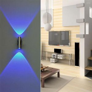 Lampada da parete a Led Lampade a doppia testa Home Sconce Bar Portico Decor Plafoniera Blu Miglioramento Accessori Goccia