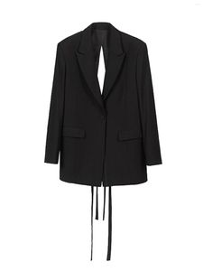 Men's Suits XS-6XL 2022 Men's Fashion Original Design Model Ace Up Suit With Cut-out Opening At The Back Coat Plus Size Costumes