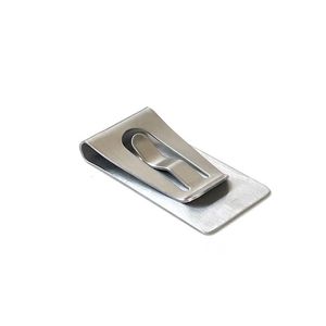 Stainless Steel Metal Money Clip Business Card Files Portable Gold Silver ID Card Credit Holder Multifunction Men Gift SN555