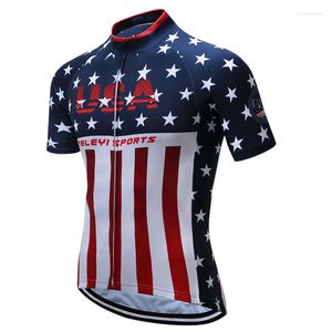 Yarış Ceketleri Weimostar 2023 Bike Team Pro Cycling Jersey Erkekler ABD Tarzı Nefes Alabilir MTB Hızlı Kuru Bisiklet Giysileri