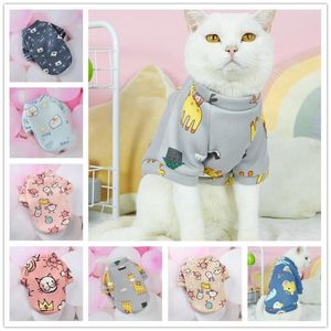 Cat Costumes Pet Clothes Spring And Autumn Sweater Kitten Pullover Soft Fleece Puppy Hoodie Dog