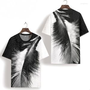 Camisetas masculinas verão 2022 S-SLIEVED-SLIEVED TRENDS IMPRESSÃO T-shirt