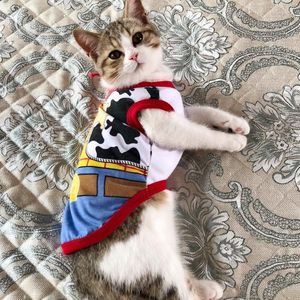Cat Costumes Cute Sphynx Shirt Vest For Cats Gotas Summer Pet traspirante Abbigliamento Clohting Katten Kedi Mascotas Costume Dog Suit Ropa Para
