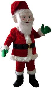 Santa Claus Cartoon Mascot Costume de alta qualidade Festa de anivers￡rio de Halloween