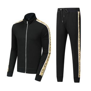 23SS Mens Tracksuit Men Sweatsuits Long Sleeve Classic Fashion Pocket Running Casual Man Clothes Outfits Pants Jacket Two Piece Women Sports Suit F55