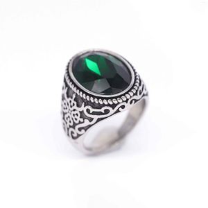 Cluster Rings Islamic Style Ring Spot Wholesale Price Black Red Blue Green Gemstone