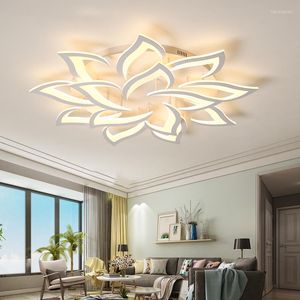 Światła sufitowe LED żyrandol do salonu do sypialni dom przez sala nowoczesne oświetlenie lampy dekoracyjnej