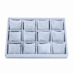 Stackbar 12 Girds smycken Trays Storage Tray Showcase Display Organizer Lxae Watch Boxes Cases298k