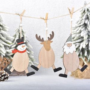 Dekoracje świąteczne spersonalizowane rodzina Bożego Narodzenia drzewo dekoracja dekoracji domowej ozdoby łosia jeleń słodkie 2022 akcesoria wakacyjne
