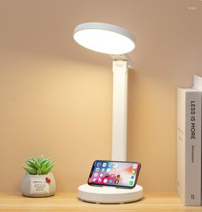 Lâmpadas de mesa Creative LED Desk LED Light Light USB Recarregável quarto Luzes noturnas Lâmpadas portáteis de leitura Lâmpada infantil Presente de Natal