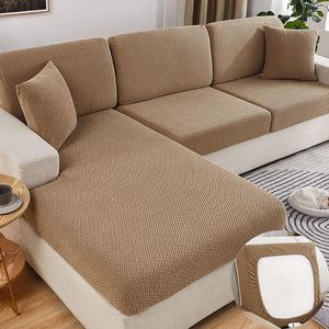Stol täcker Teal Couch Universal Sofa Cover Wear High Elastic Non Slip Polyester Furniture 3 Piece Sectional