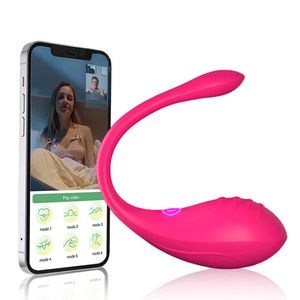 Produkty kosmetyczne aplikacja wibrator bluetooth żeńska kontrola długodystansowa wibracja miłosna jajko g plamki