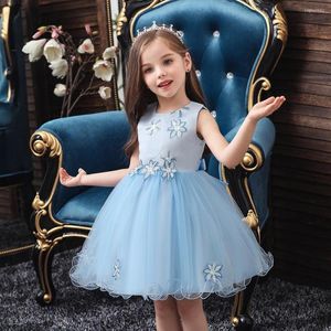 Girl Dresses Wedding Dress Baby Sequin Lace Flower Christening Gown Baptism Clothes Born Kids Girls Birthday Princess Infant Party C