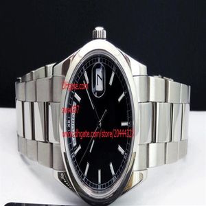 Fornitore di fabbrica Orologio da polso Zaffiro Automatico 36mm Day-Date Quadrante nero 118209 Orologio da uomo da uomo Watches282j