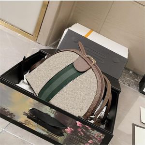 2023 SS Lady Fashion Handbags Patchwork Genuine Leather Classic Retro All-match Simplicity Two-color Stripes Casual Shoulder Bags