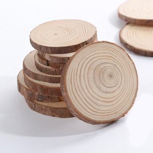 Värmebeständig naturlig trärundform Cork Mats Mattor Coaster Tea Drink Wine Coffee Cup Mat Pad Table Decor SN558