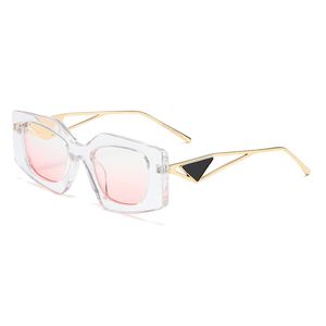 Sonnenbrille Sonnenbrille Vintage Square Damen Designer Metall Ausschnitt Rahmen Brille Damen UV400 Brillen T2201295