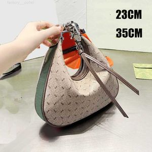 Luxury Designer Attache Messenger shoulder Bag Half Moon Underarm Bag Women handbag spurse Adjustable straps top