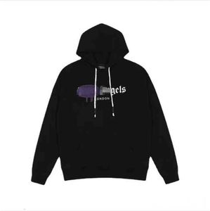 Men's Hoodies Sweatshirts Mens Designer Sweater Spray Print Hooded palmes Angel Hoodie Loose Lovers Pa Jumper Women Hoody Oversized