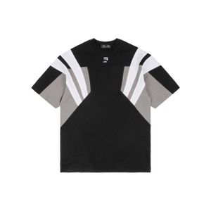 Duyou Sporty B Swim T-shirt överdimensionerad t-shirt med vintage tröja tvättbrev broderi 100% bomullst-shirt män casuals grundläggande t-shirts kvinnor klassiska toppar dy8773