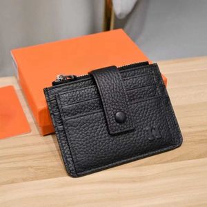 Brand Designer Brand Wallets Card Bag 2024 New Mens and Womens Universal Fashion Texture Purse Multifunctional Buckle Purse Gift Box Packaging Factory Direct Sale