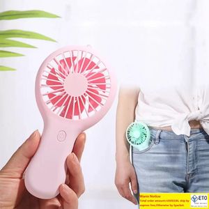 Вечеринка благосклонна USB Mini Wind Power Handheld Fan Удобный и ультракленый фанат высококачественный портативный студенческий офис милый маленький охлаждающий фанаты