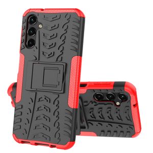 Telefonfodral för Samsung A35 A55 S24 S23 Fe A25 A15 A05 A05S A34 A54 A14 5G Plus Ultra 2 till 1 Armor Shockproof Case Cover Cover Cover Cover omslag