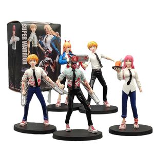 Nyhet Spel Ny Anime Motorsåg Man Denji 19cm Pvc Staty Action Figur Modell Dock Collection Dekoration Julklappar Figur Leksaker