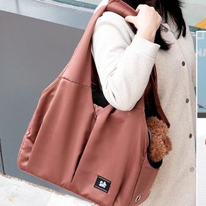 Cat Carriers Cats Puppy Carrier Bag Outdoor Travel Pet Dog Shoulder Cotton Single Comfort Sling Handbag Tote Pouch For