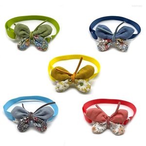 Odzież dla psów 50pcs małe psy kręgowe krawaty w stylu motyla kot bowtie dostarcza akcesoria pielęgnacyjne dla zwierząt domowych do pielęgnacji