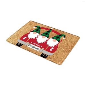 Christmas Decorations Decoration Mat Festival Front Door Carpet Indoor Outdoor Anti-skid For Home Year Navidad 2022