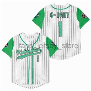 1 G-Baby Evans Kekambas USA Movie Baseball Jerseys Mens Size S-2xl