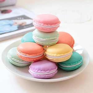 Förvaringspåsar 1st mini Macarons Organizer Box Case Carrying Pouch Makeup Sundries Cosmetic Macaroon Cases Small