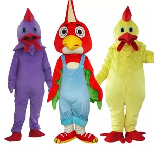 Turkey Cartoon Mascot Costume Święto Dziękczynienia Big Bird Anime Sukienka Hen HEAPEAR Aktywność Propaganda Ubranie Parada Kurczaka