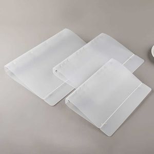 4/6/9Holes PP Matte Transparent A4 B5 A5 Loose-Leaf Notebook Case Inner Page Shell Office School Supplies