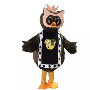 Owl Mascot Costume Eagle Anime Personagem Chefe Roupas de p￡ssaros Papagaio ao ar livre Halloween