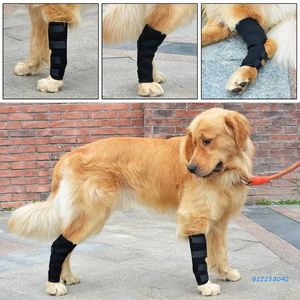 Hundbilstol t￤cker 1 par ben Brace Pet Knee Hock Protector Pad terapeutiskt st￶dschockproakt