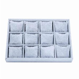 Stackbar 12 Girds smycken Trays Storage Tray Showcase Display Organizer LXAE Watch Boxes Cases267T