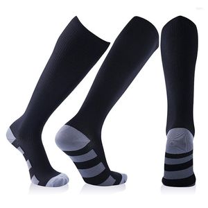 Men's Socks Antifatigue Varicose Veins Unisex Compression Leg Relief Pain Knee High Stockings Fit For Men Travel