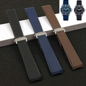 22mm New Style Rubber Strap Waterproof Bracelet band for TAG HEUER AQUARACER 300 WAY201B CALIBRE 5 Accessories H220419222y