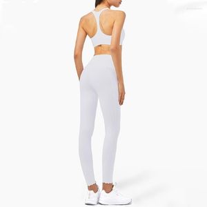 Active Sets Sexy Tight Gym Yoga Set Tighs Workout Sportswear Sports Suits High Waist Leggings Pants Fitness Bra 2pcs Running Crop Top