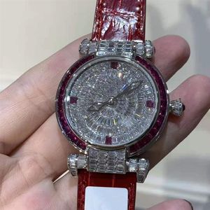 Orologio da donna più recente Movimento meccanico Orologio da polso Cassa in acciaio inossidabile Cintura in ceramica Specchio zaffiro minerale CH-A Orologio di Lusso2656