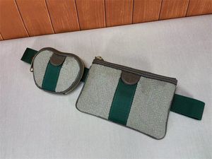 Klasik tarz kadın ve erkek moda bel çantaları deri fanny paketi baskılı tasarımcı fannypack göğüs iki kemer çanta