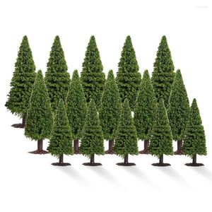 Noel Dekorasyonları 15/10 PCS Mini Tree Sisal İpek Sedir Temalı LED String Lamba Yıl Hediyesi Ev Dekorasyonu