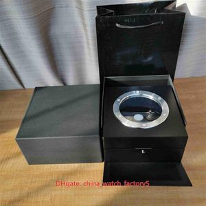 Selling Top Quality HUB Watch Original Box Papers Card Transparent Glass Wood Gift Boxes Handbag For King Power HUB4100 2892 W225Y